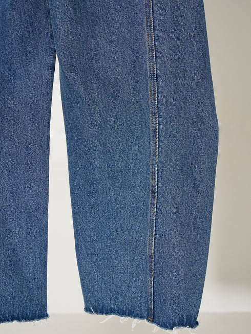 KNEE TUCK DENIM PT /Y252-31054
